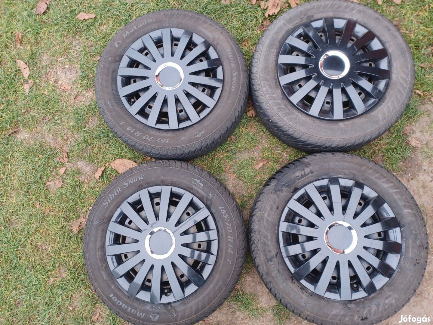 14 col 5x100 lemezfelni téli gumival Vw Polo Skoda Fabia Seat Ibiza