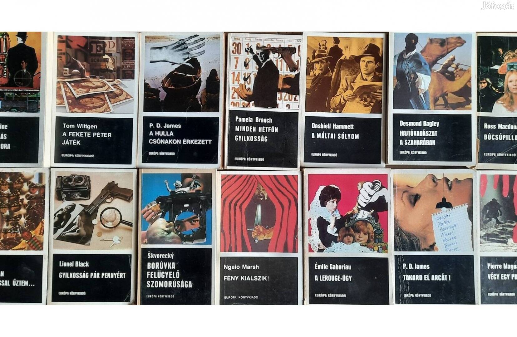 14 darab könyv eladó az Európa Könyvkiadó kiadványaiból