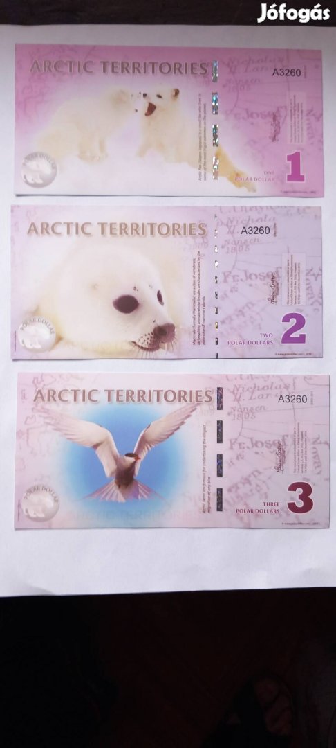 14 db UNC Artic Territories dollár 