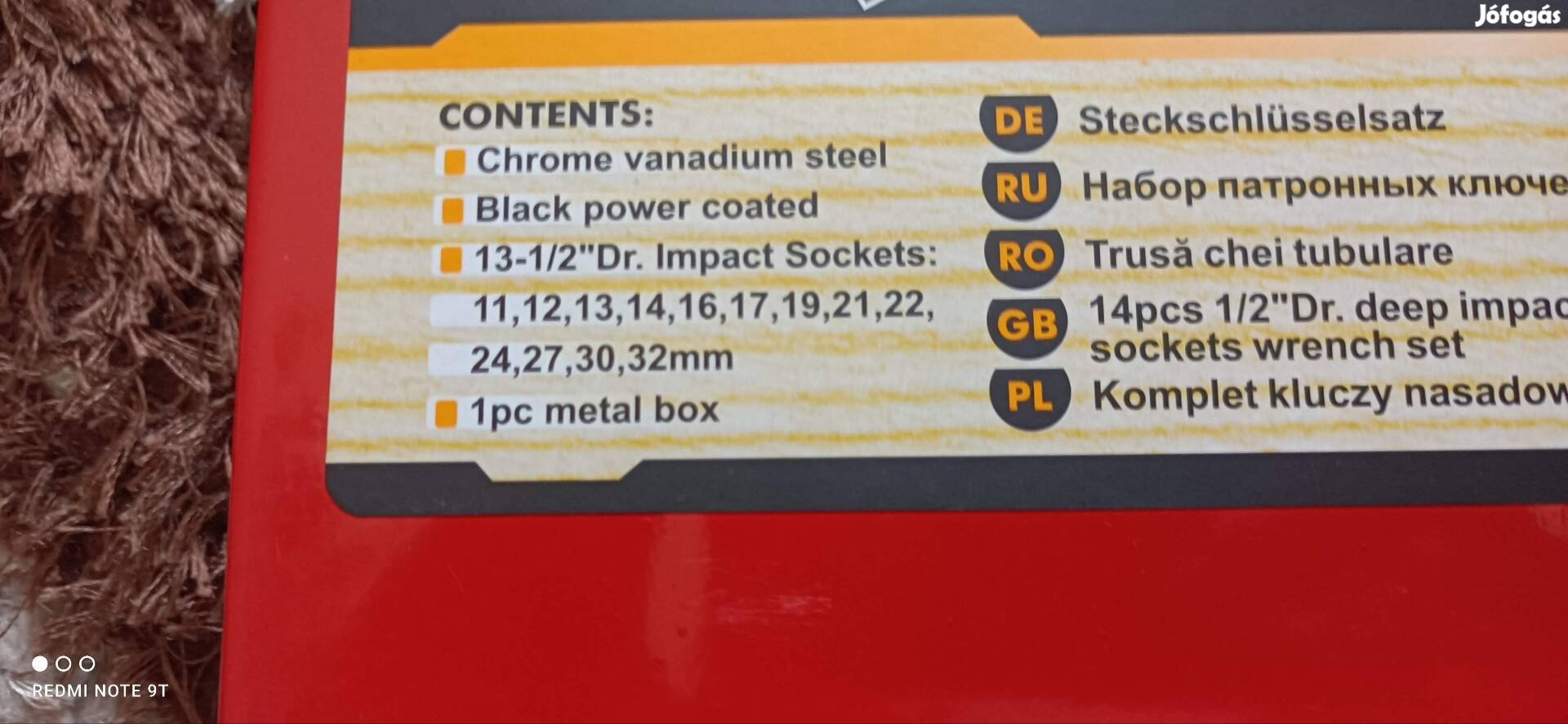 14 db os gépi hosszú krova készlet 