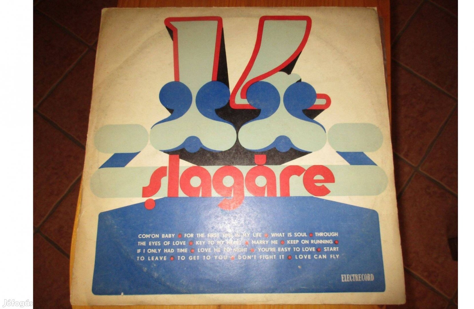 14 sláger román zene bakelit hanglemez eladó