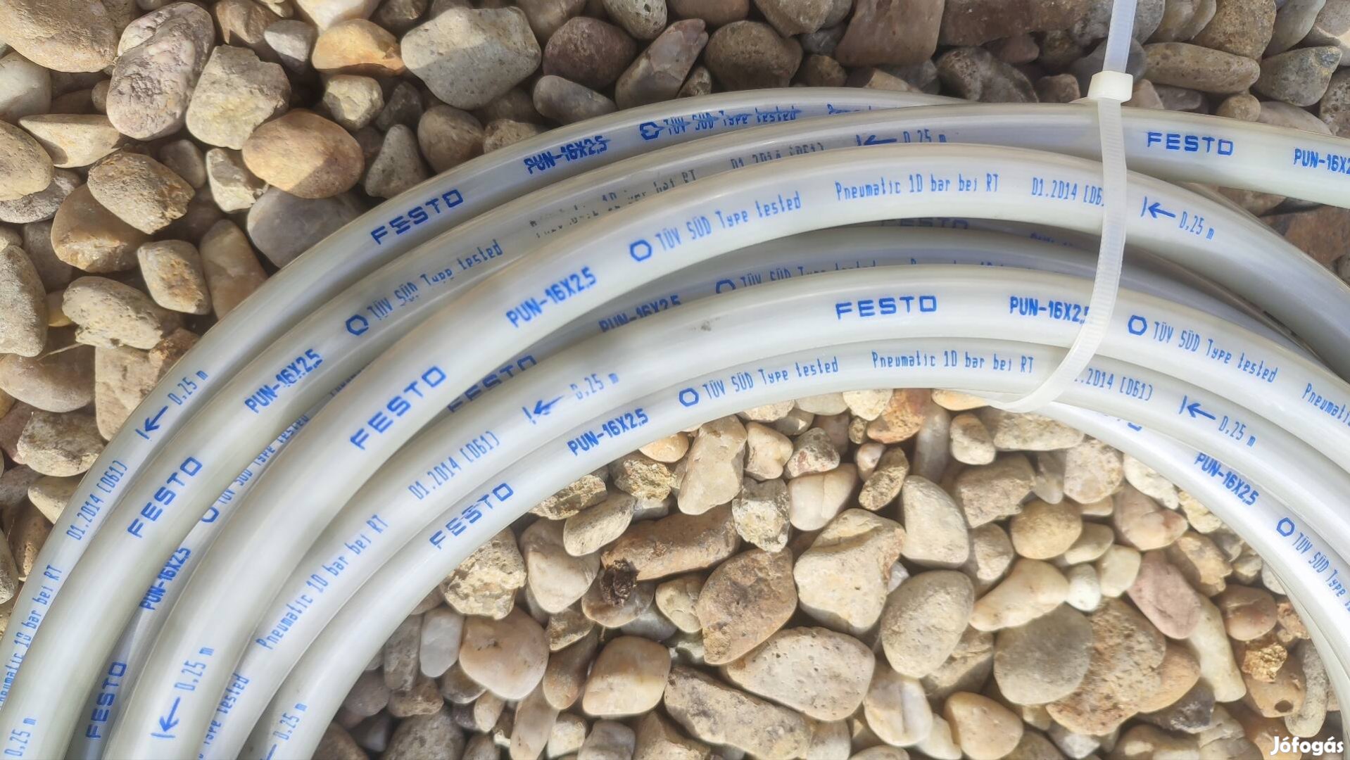 14m festo 16x2,5 műanyag cső, tömlő, levegő cső 10bar