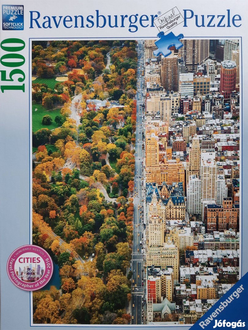 1500 db-os puzzle New York a magasból