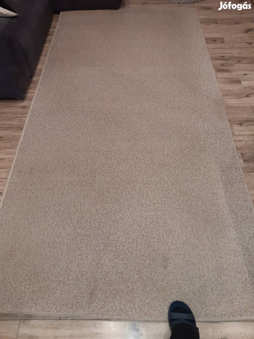 150×300cm-es barnás szőnyeg eladó