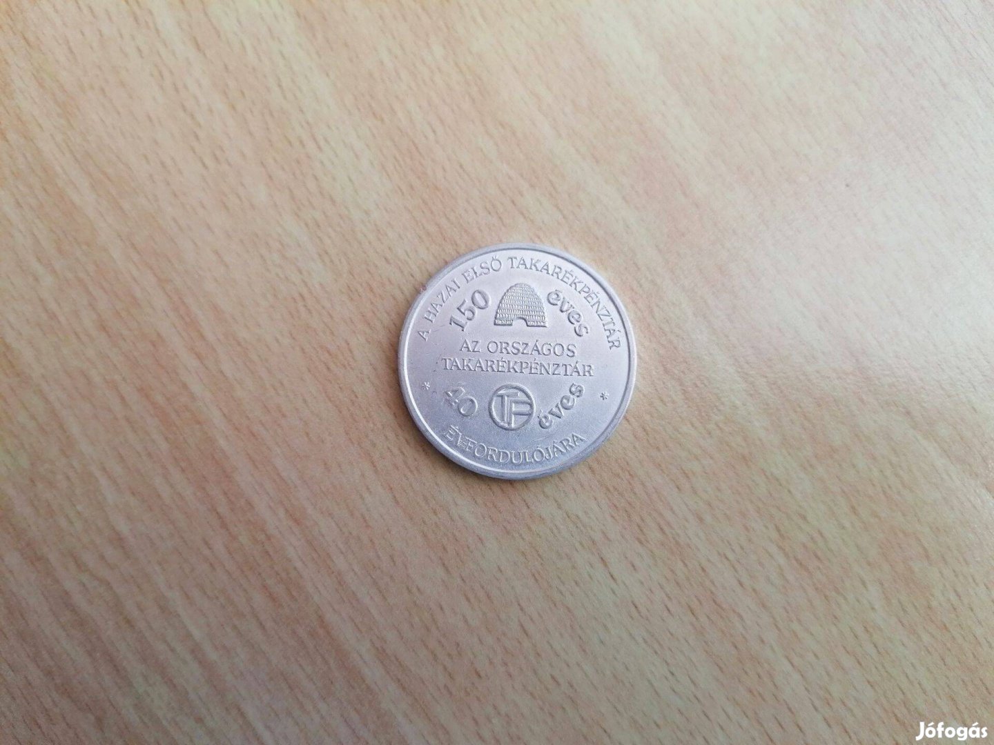 150 éves az Országos Takarékpénztár - emlékérem, üres