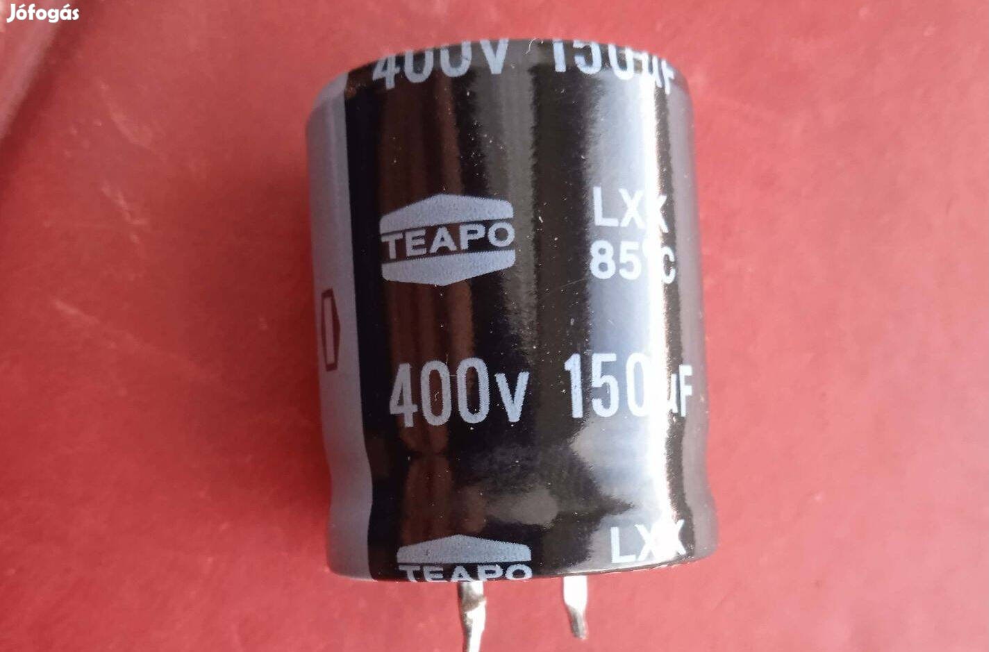 150 uf , 400 V DC kondenzátor , Teapo , 30 x 24 mm., snap-in