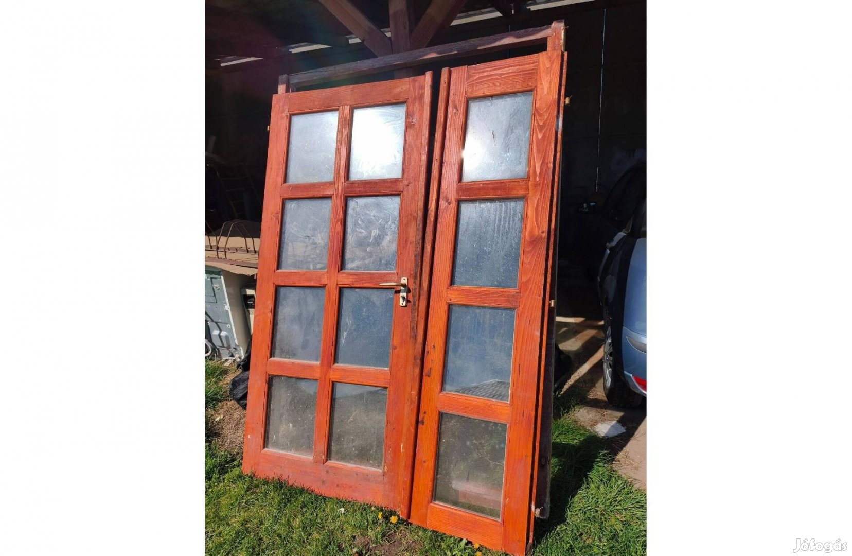 150x210-es bejárati ajtó tokkal kilincsel eladó