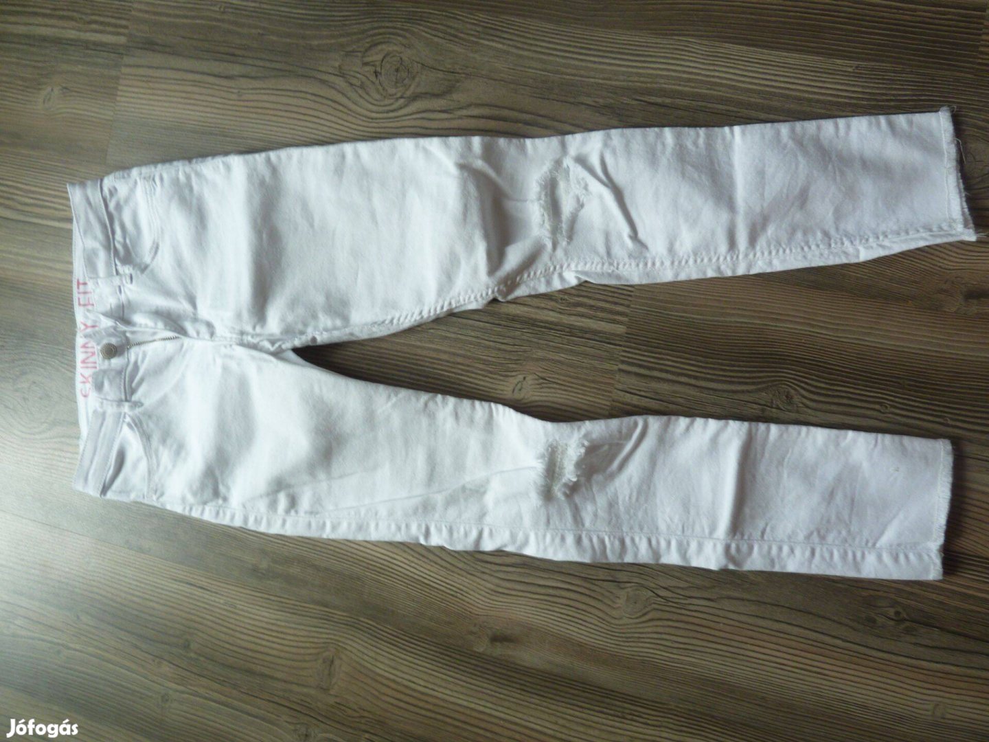 152-es kislány fehér nadrág