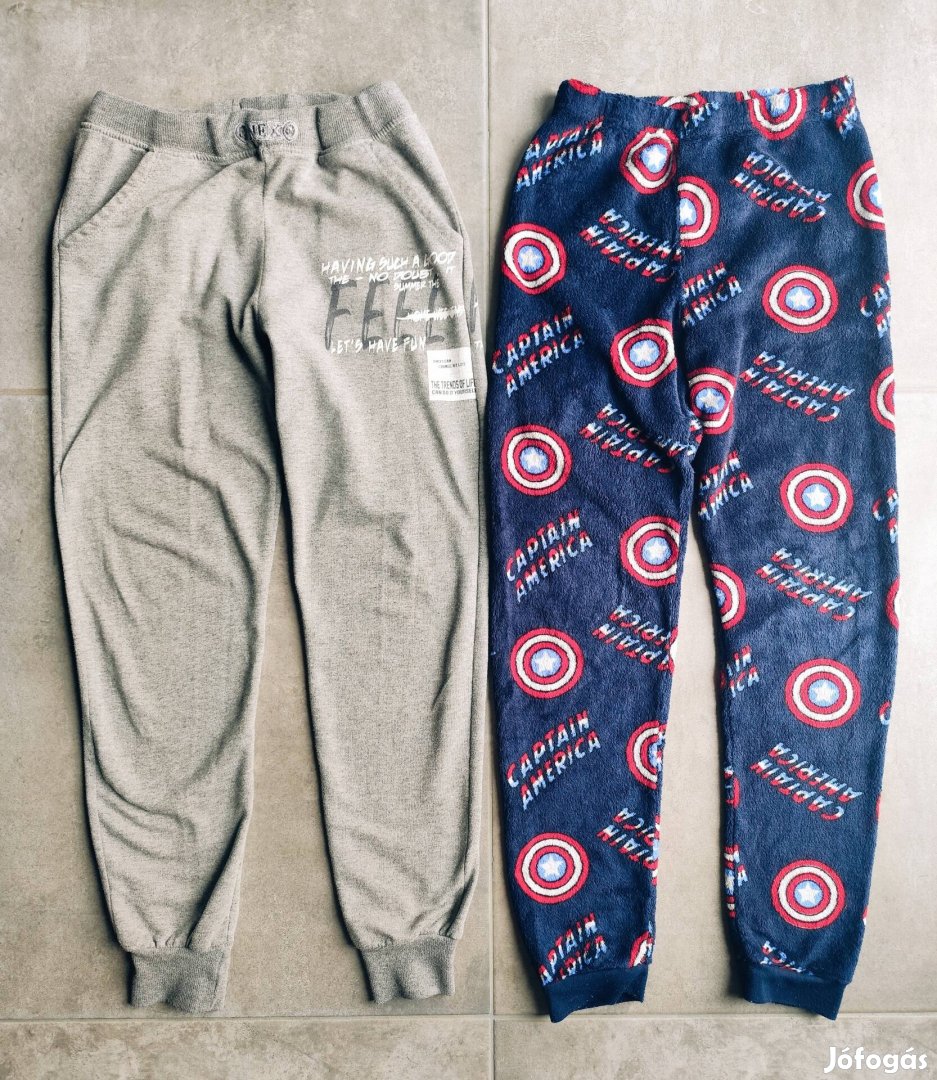 152-es szabadidőnadrág, ill. Amerika Kapitány pizsamanadrág.