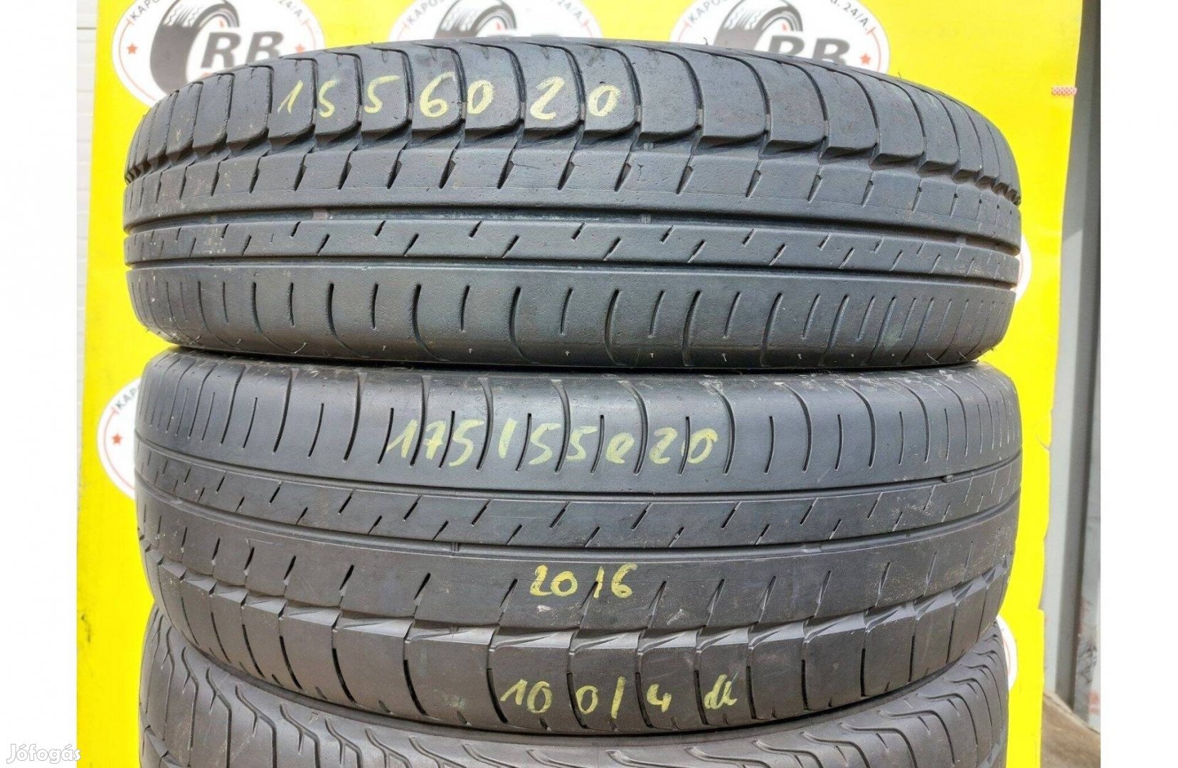 155/60 r20 + 175/55 r20 Bridgestone,,Évjárat:2016,,5.5mm 70000ft/4db