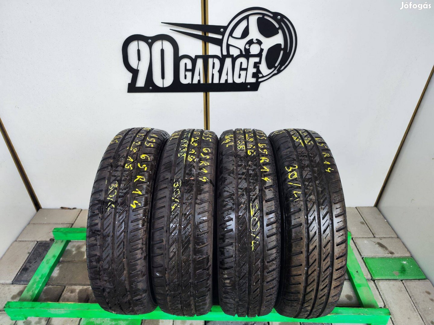 155/65 R14 Platin 4db Nyárigumi 90Garage #1138