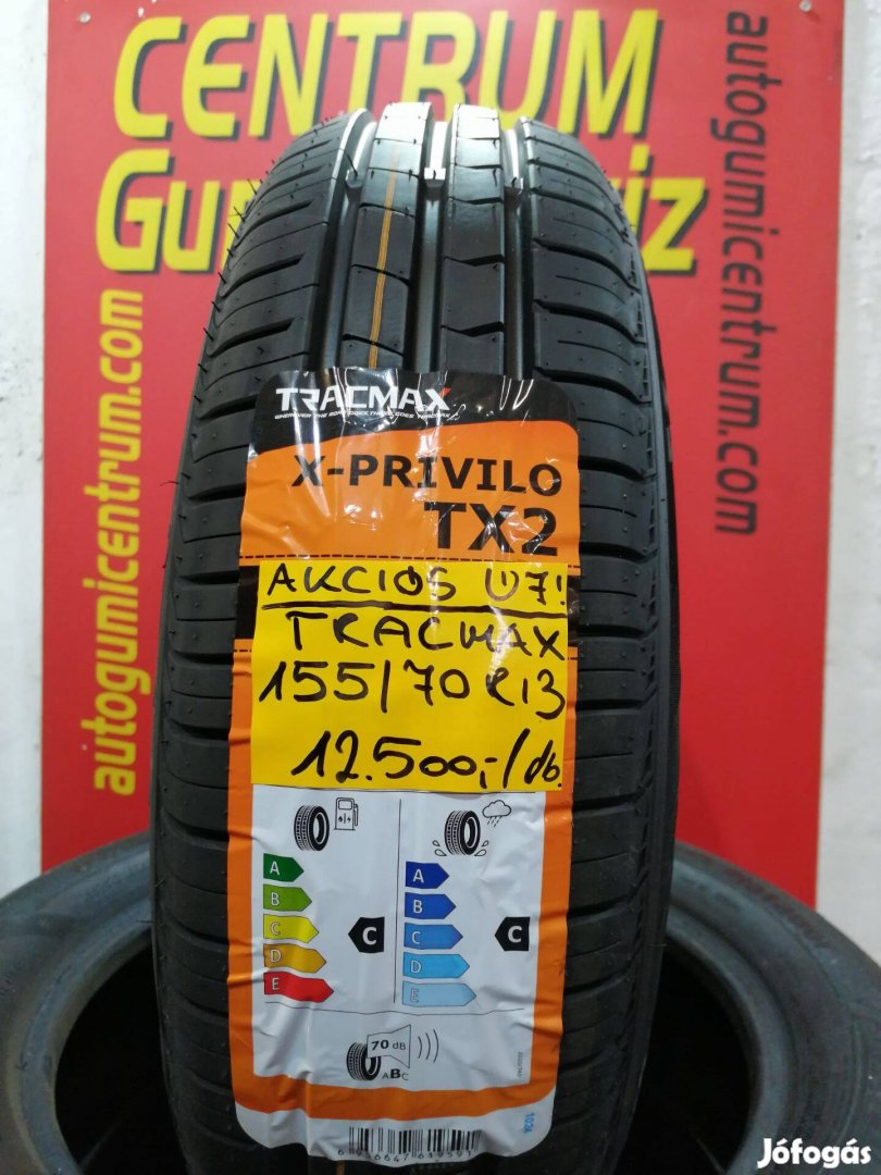 155/70R13 Tracmax akciós nyári gumi 12.500 Ft