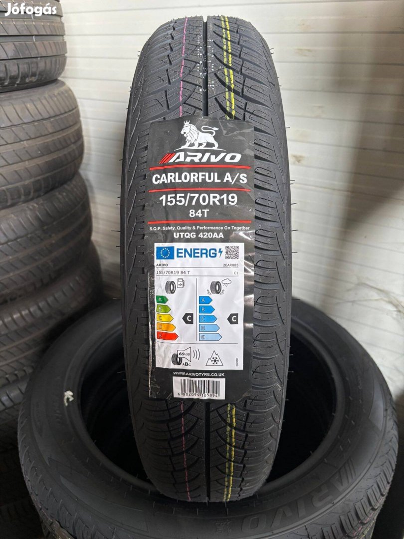 155/70R19 155/70 R19 új Arivo négyévszakos gumi Dot4724 Ár/db