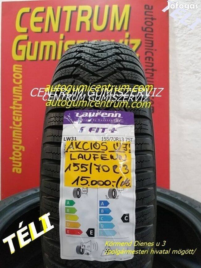 155/70r13 új Laufenn téli gumi -2db