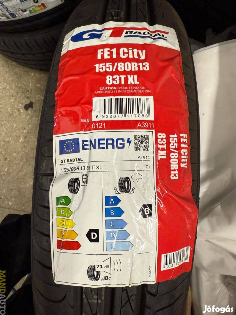 155/80R13 Gtradial FE1 City(XL)