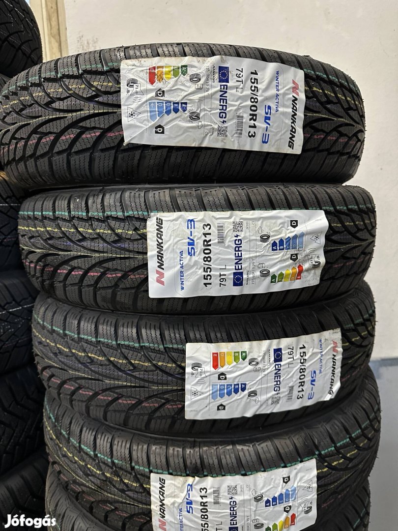 155/80R13 Nankang téli gumik eladó.