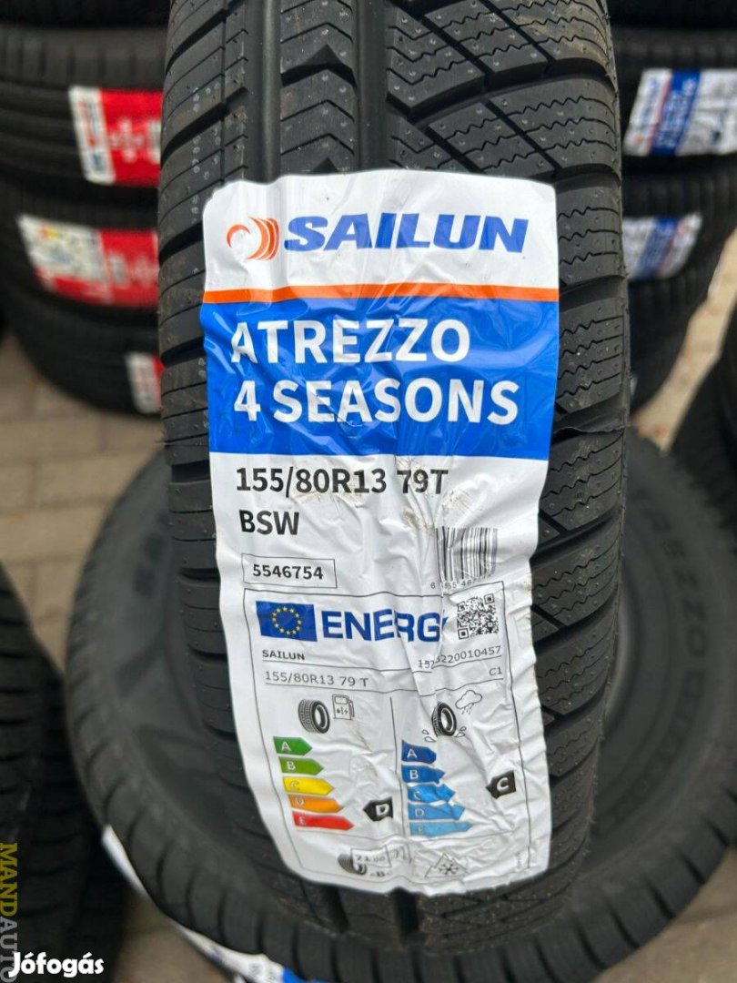 155/80R13 Sailun 4Seasons(Dot:2024!),Új négy évszakos gumi