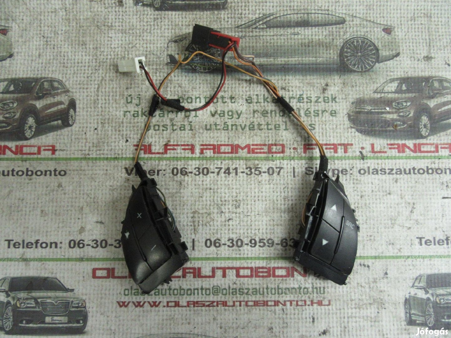 15838 Lancia Delta multikormány gomb