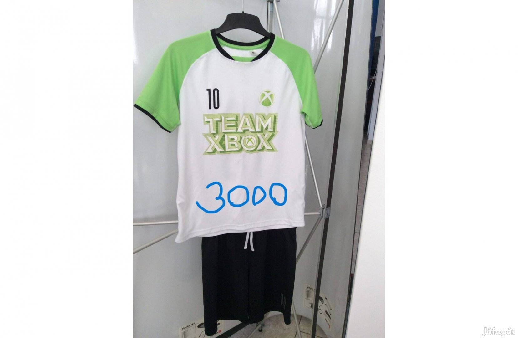 158-as fiú mez Xbox rövid ujjú edző póló szett HM