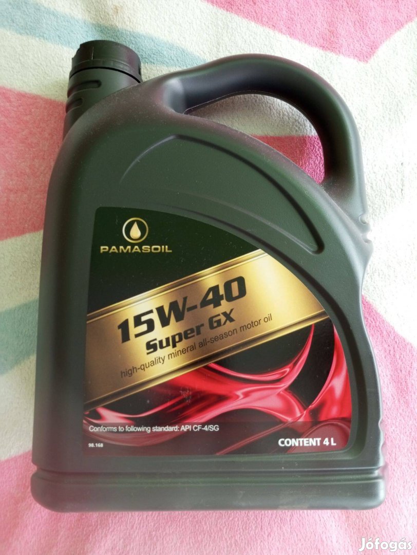 15W40 Super Gx 4 literes motorolaj eladó