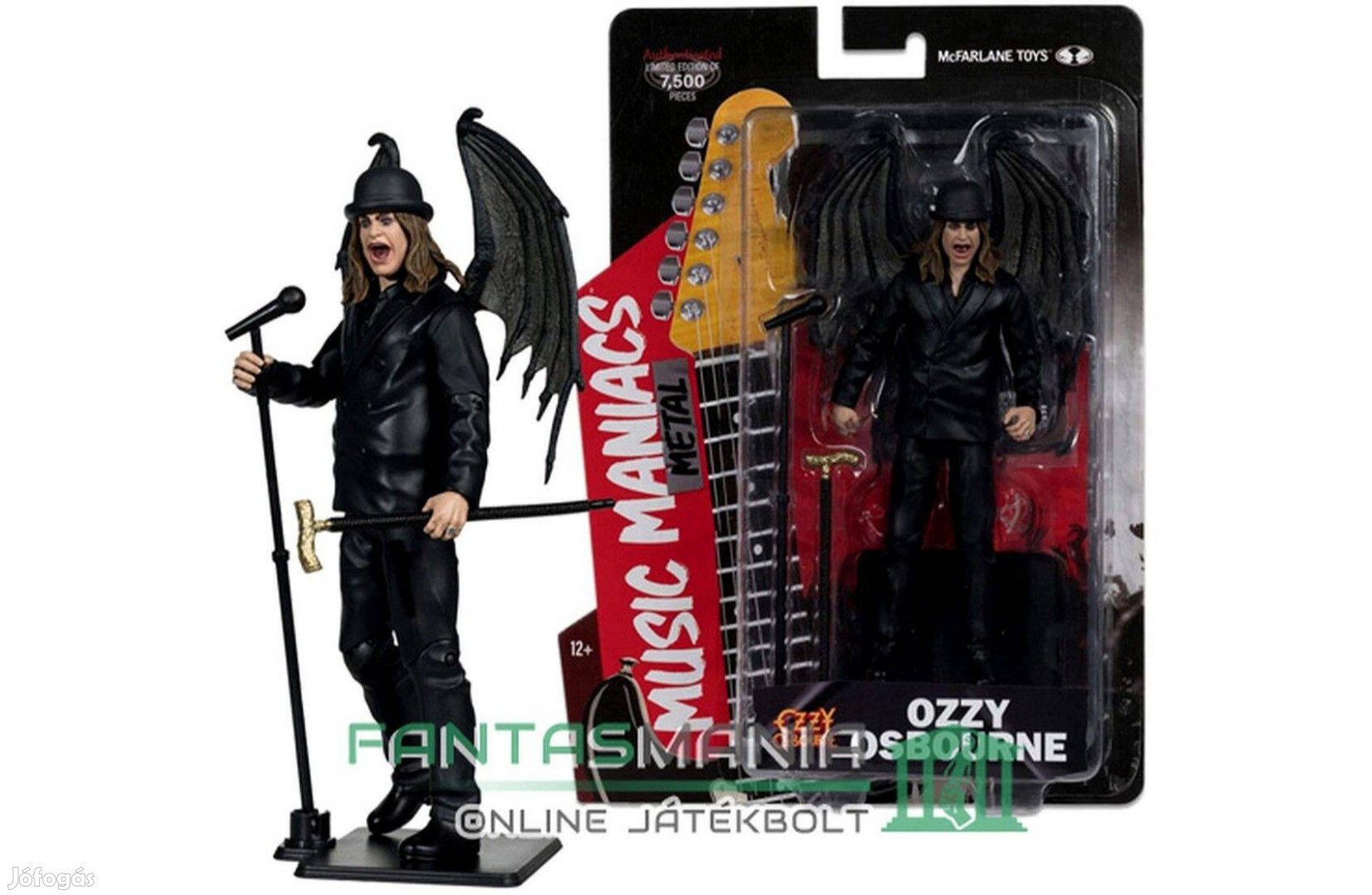 15-16 cm Mcfarlane Metal Music Maniacs: Ozzy Osbourne figura