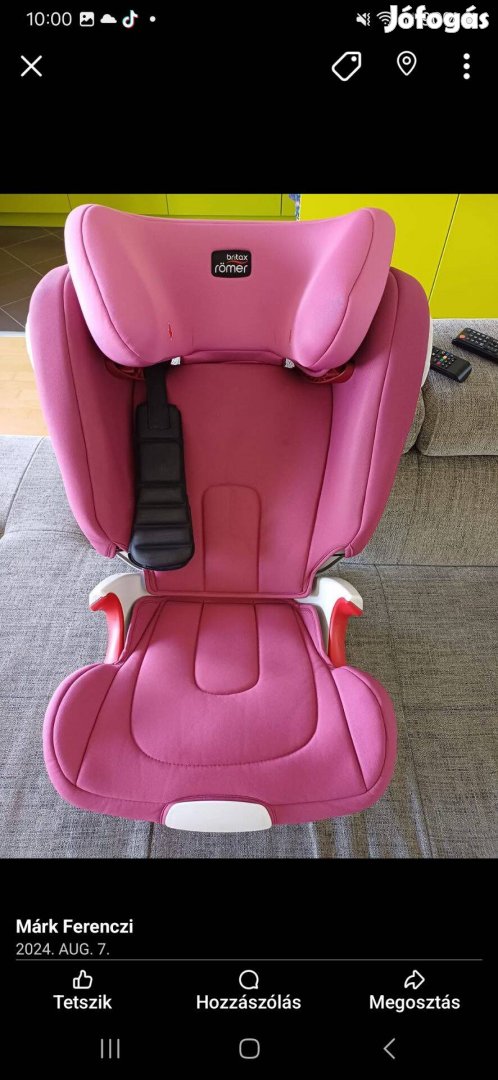 15-36 kg-os Britax Römer gyerekülés eladó
