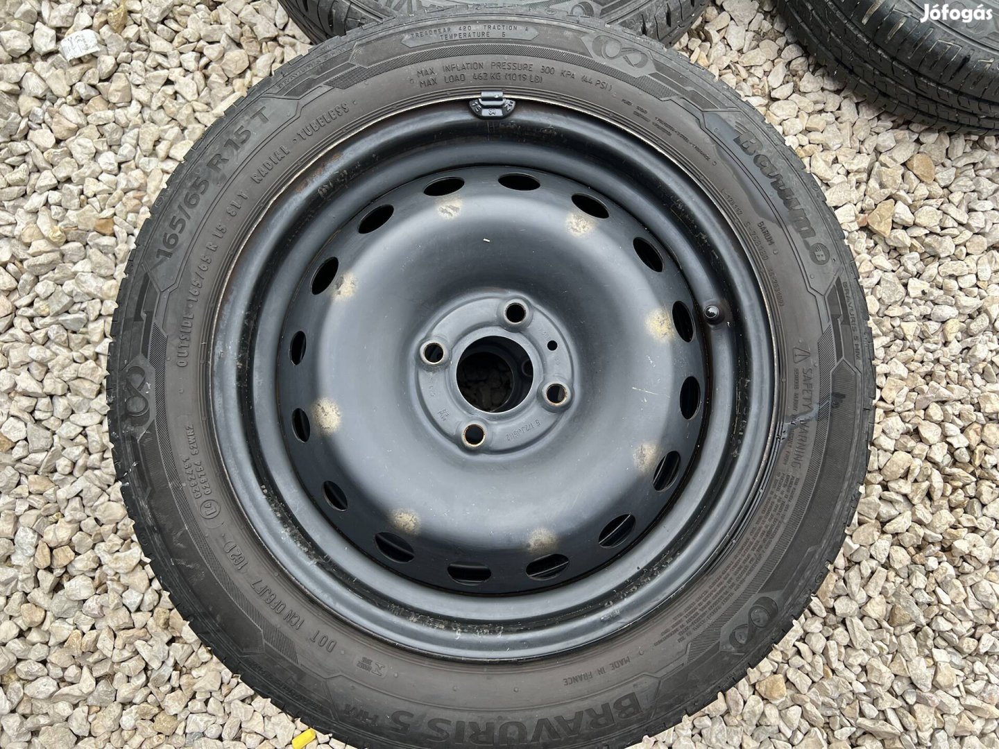 15"4x100 Renault acélfelni nyárigumikkal!