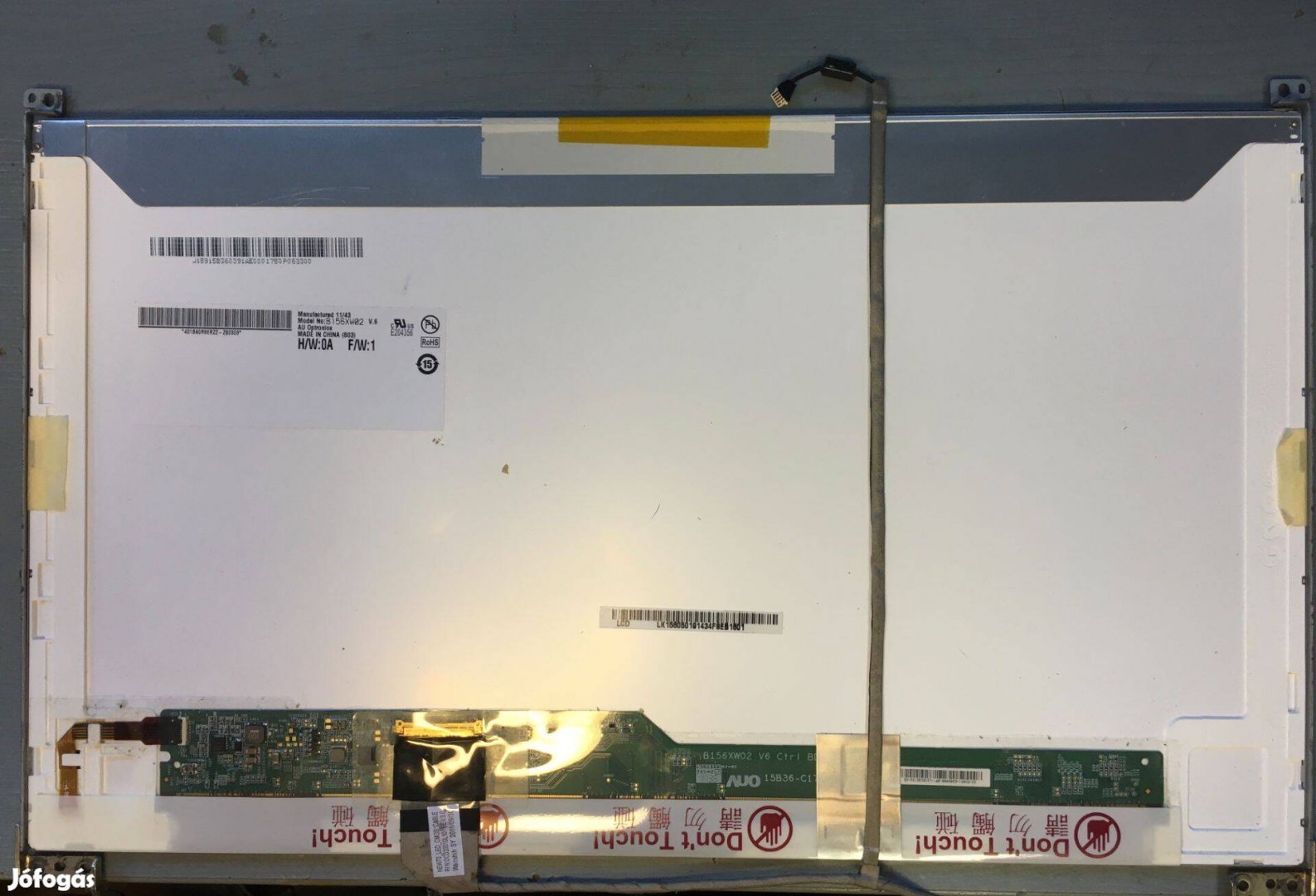 15.6 HD LED kijelző B156Xw02 V.6 (Acer Pew71)