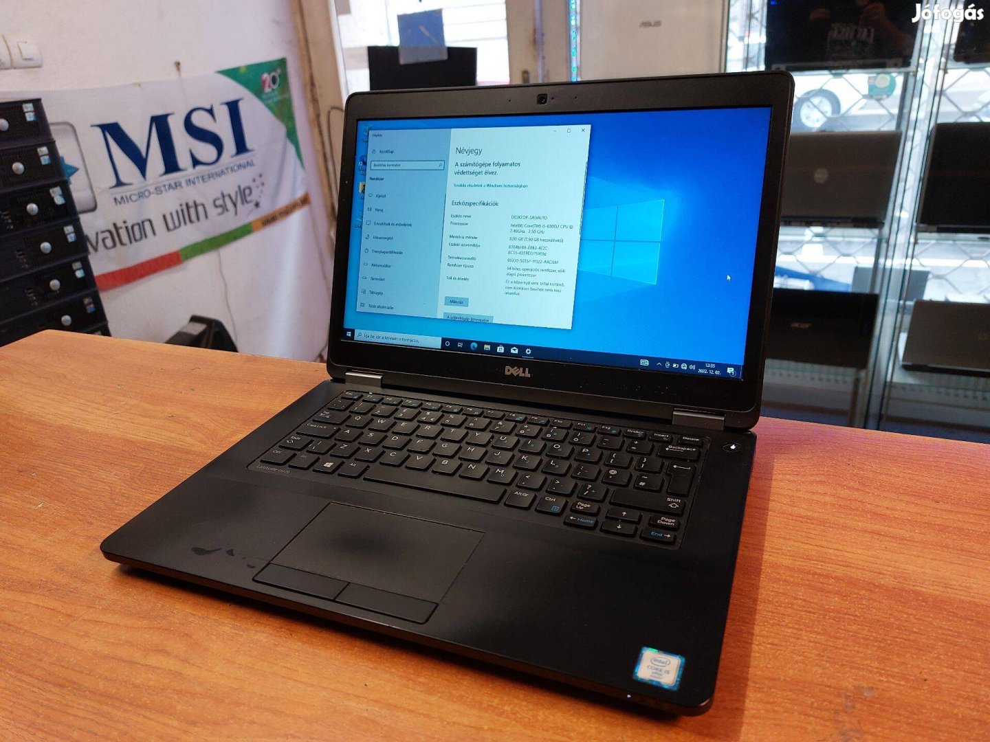 15.6"-os i5 7th gen SSD-s Dell notebook őszi kiárusítás