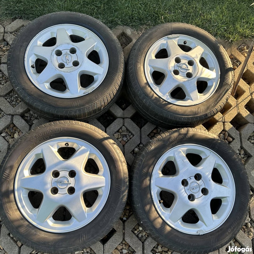 15" 4x100 6J ET49 Opel alufelni eladó! Akár gumival is!