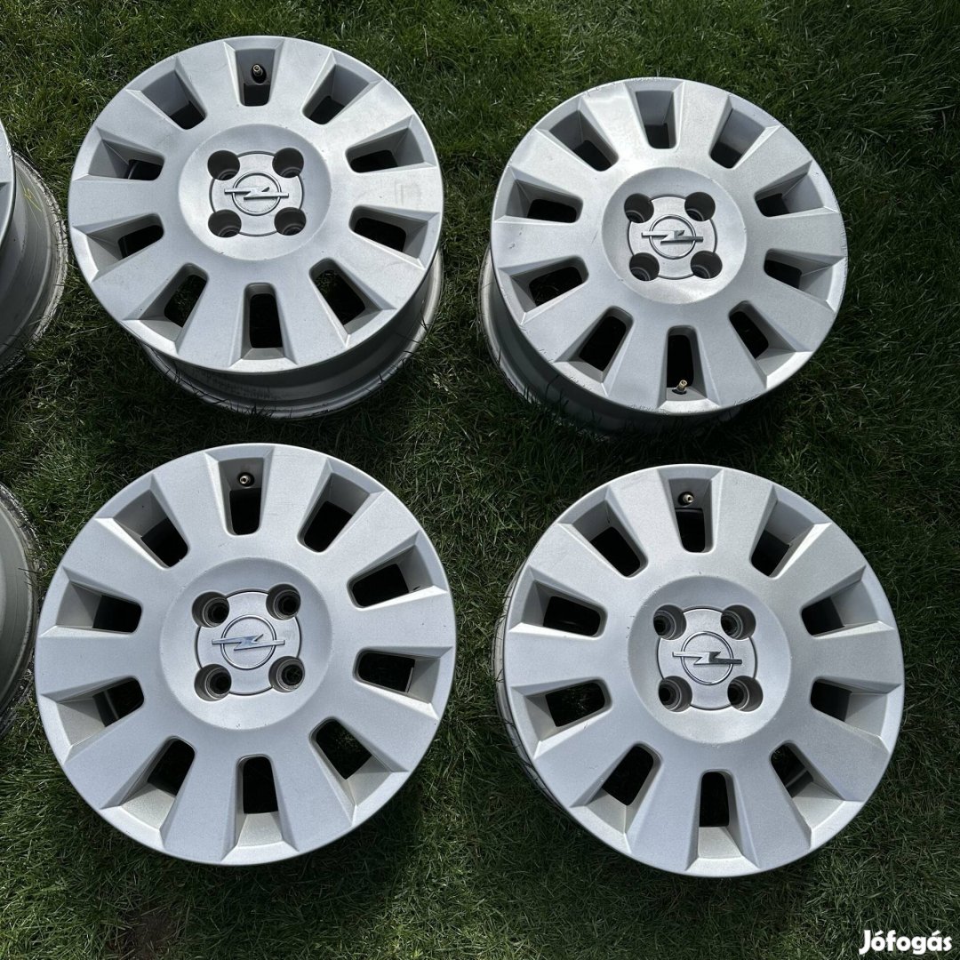 15" 4x100 6J ET49 Opel alufelni eladó! Futásuk ellenőrizve!