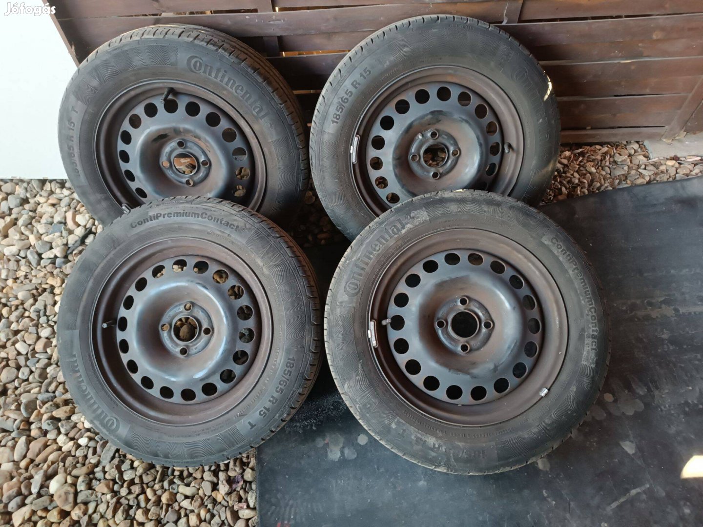 15" 4x100 Gyári Opel felni nyári gumival eladó!