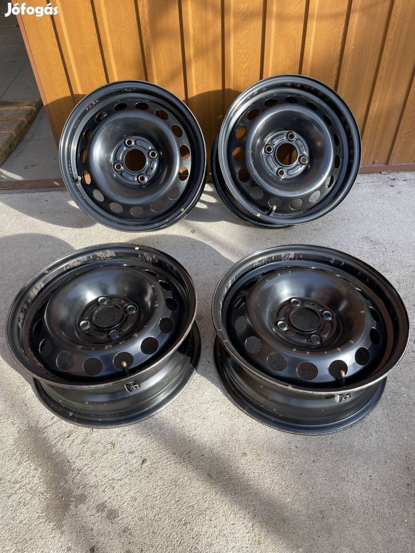 15" 4x100 gyári Ford Szenzorral lemezfelni garnitúra