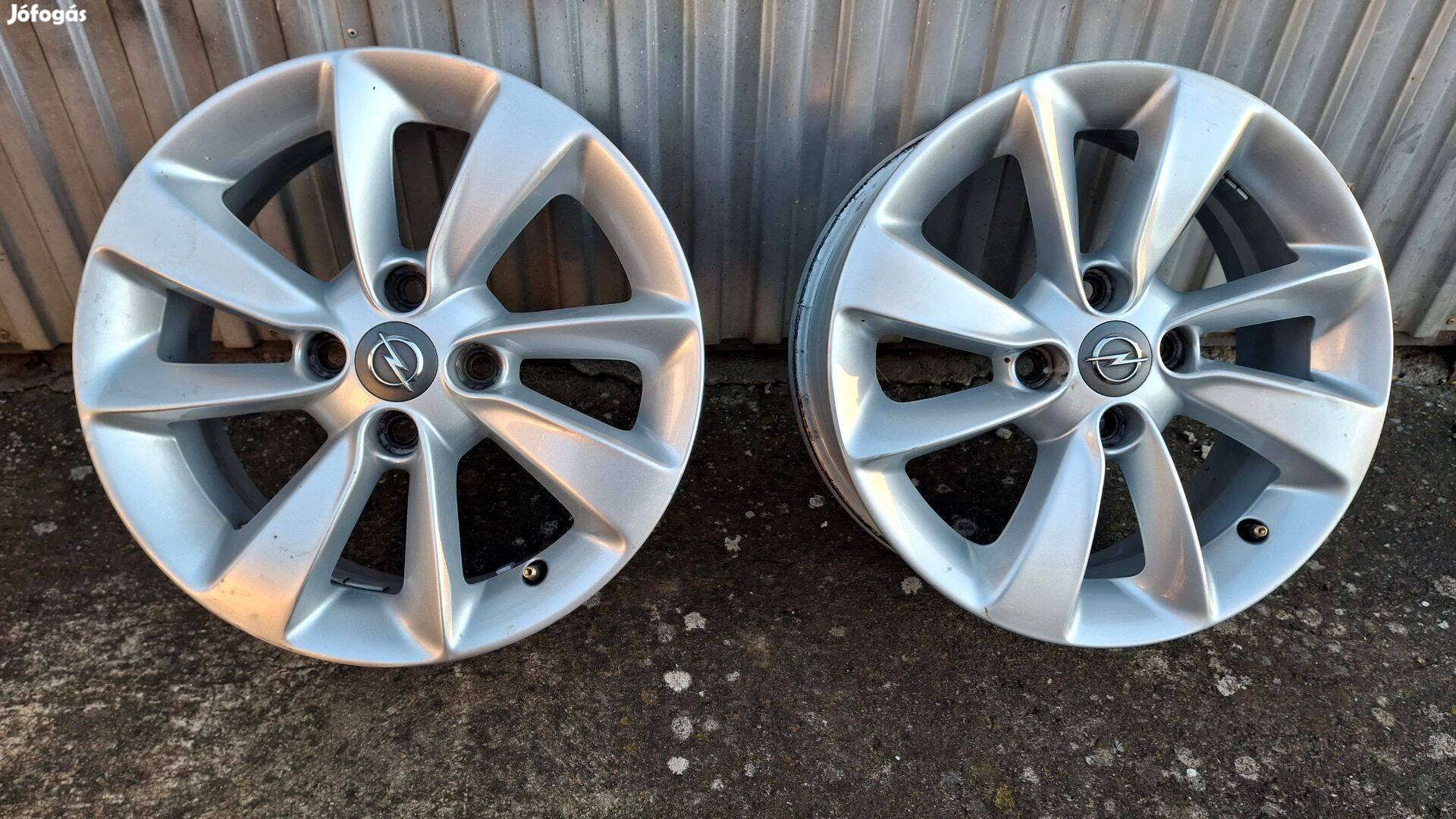15" 4x100 gyári Opel alufelni 2db