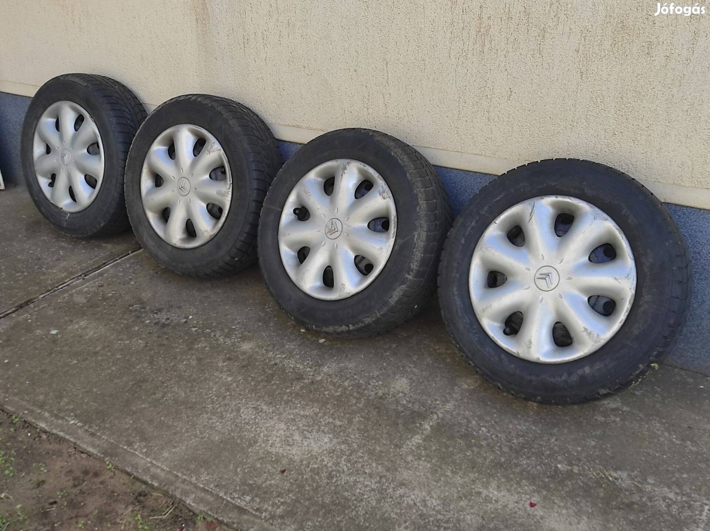 15" 4x108 Peugeot / Citroen használt lemezfelni garnitúra (ár=4 db)