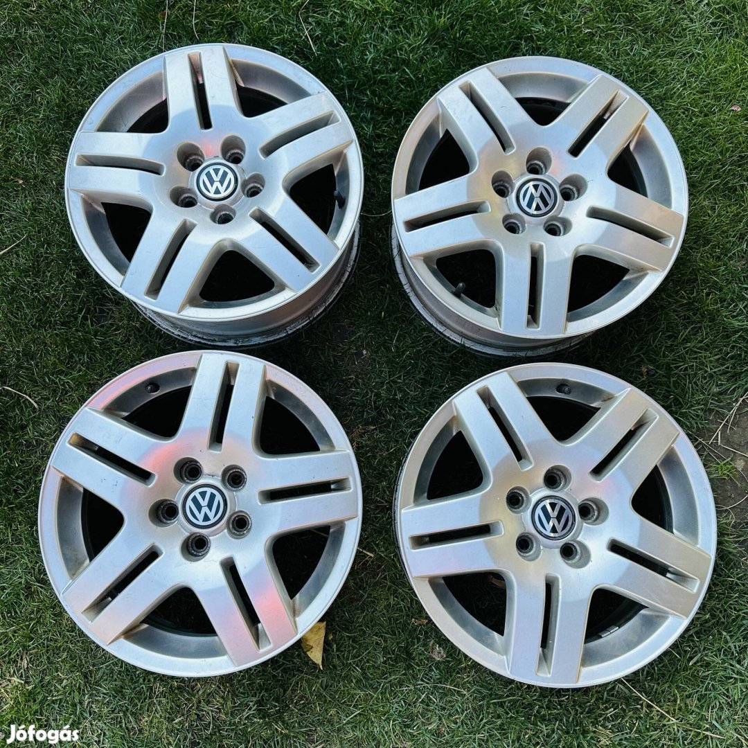15" 5x100 6J ET38 Volkswagen, Skoda, Seat alufelni eladó!