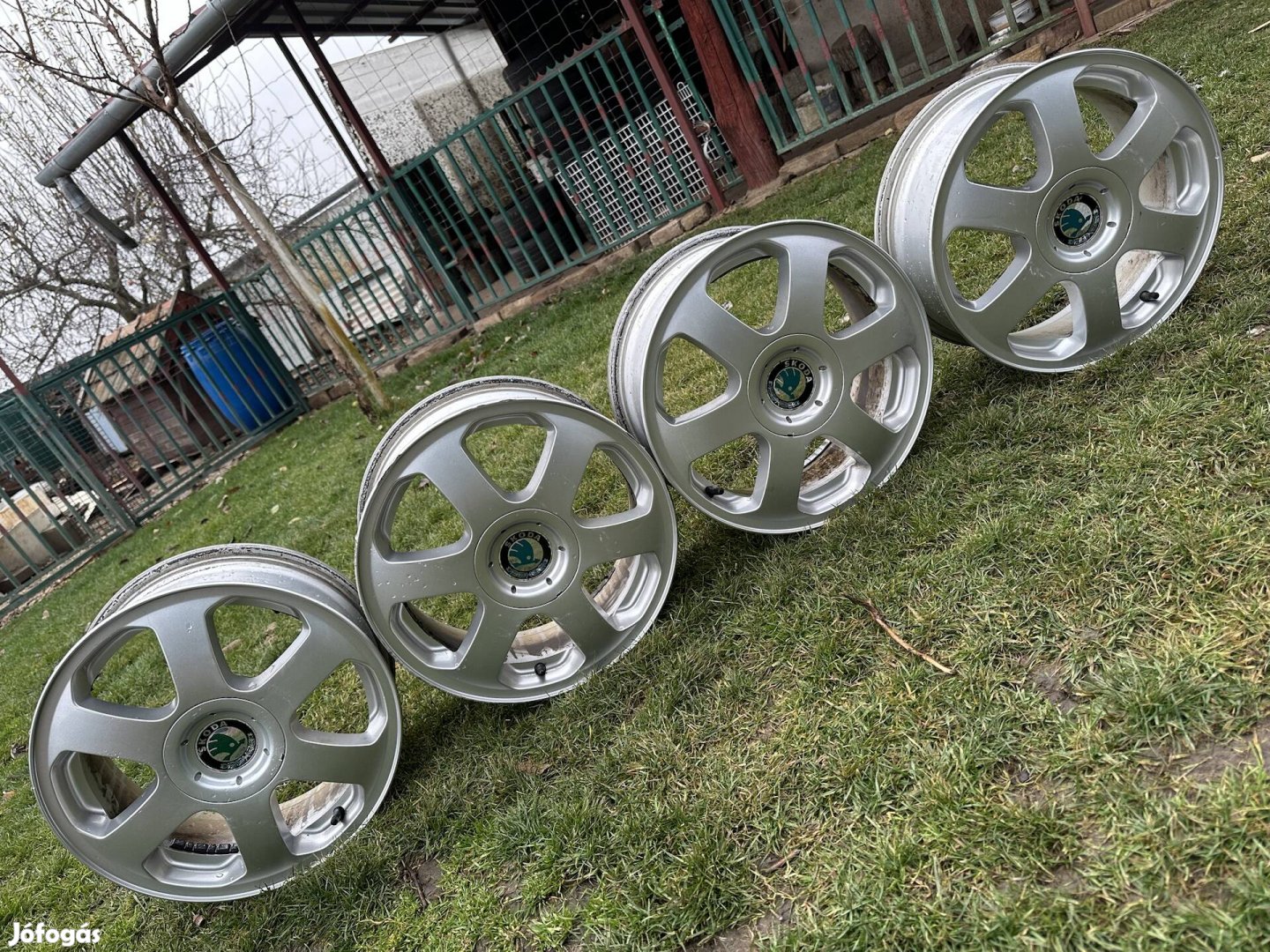 15" 5x100 Skoda alufelni eladó! Jó állapotúak! Fabia, Octavia