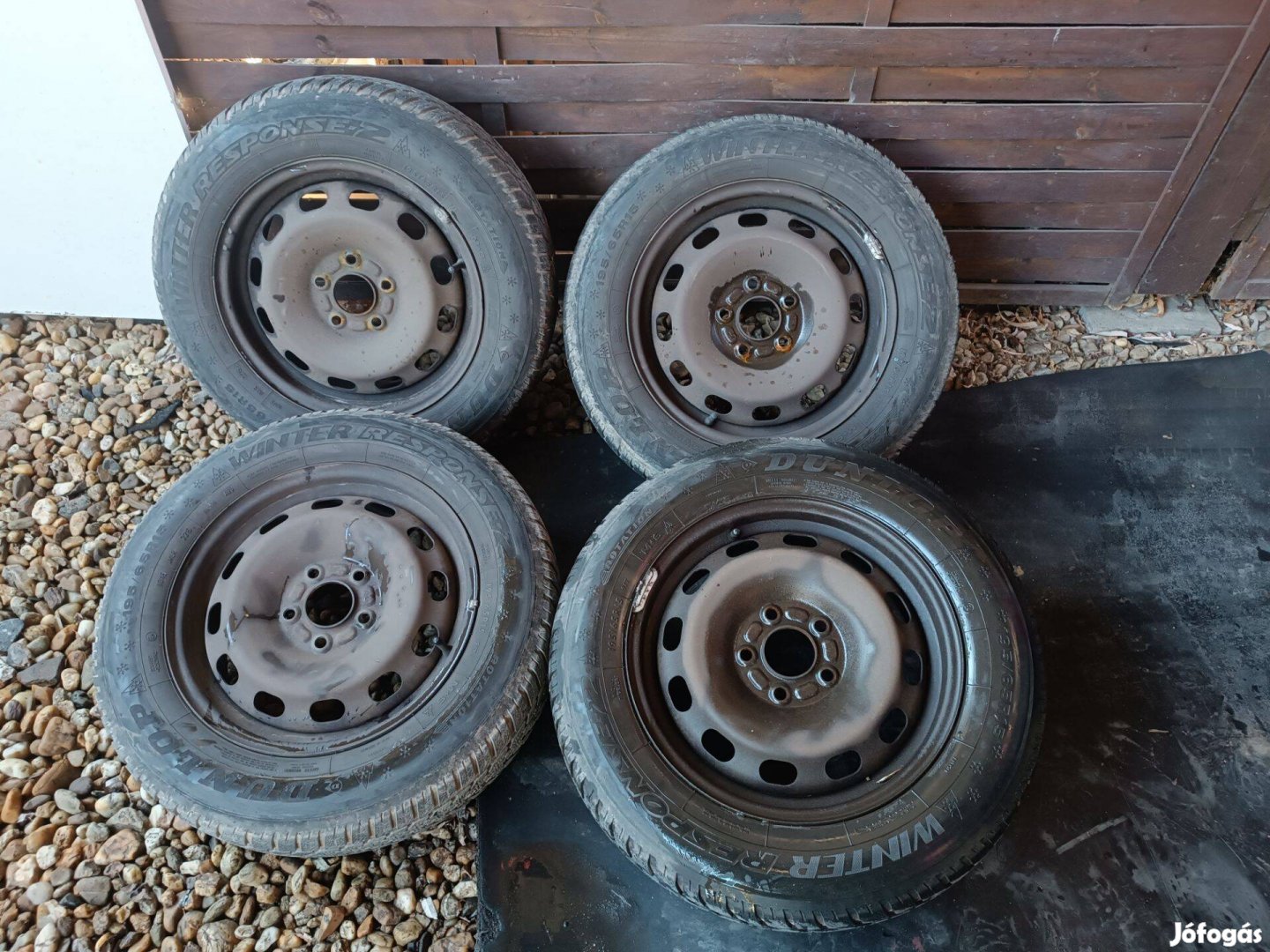 15" 5x108 Ford felni 195/65 R 15 Dunlop téligumival eladó!