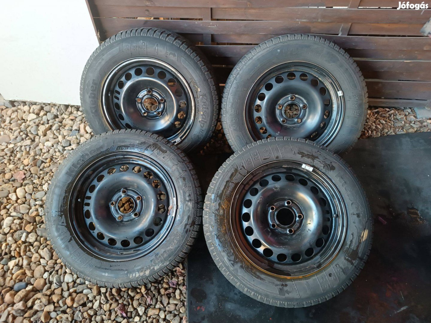 15" 5x110 Gyári Opel felni téli gumival eladó!