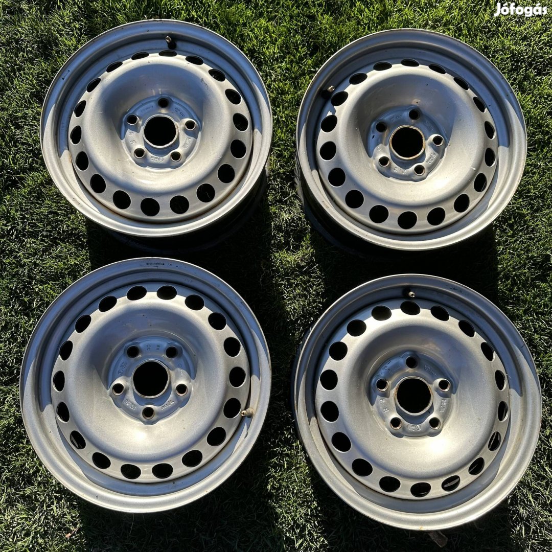 15" 5x112 6J ET47 KF57mm Volkswagen, Skoda lemezfelni, acélfeln