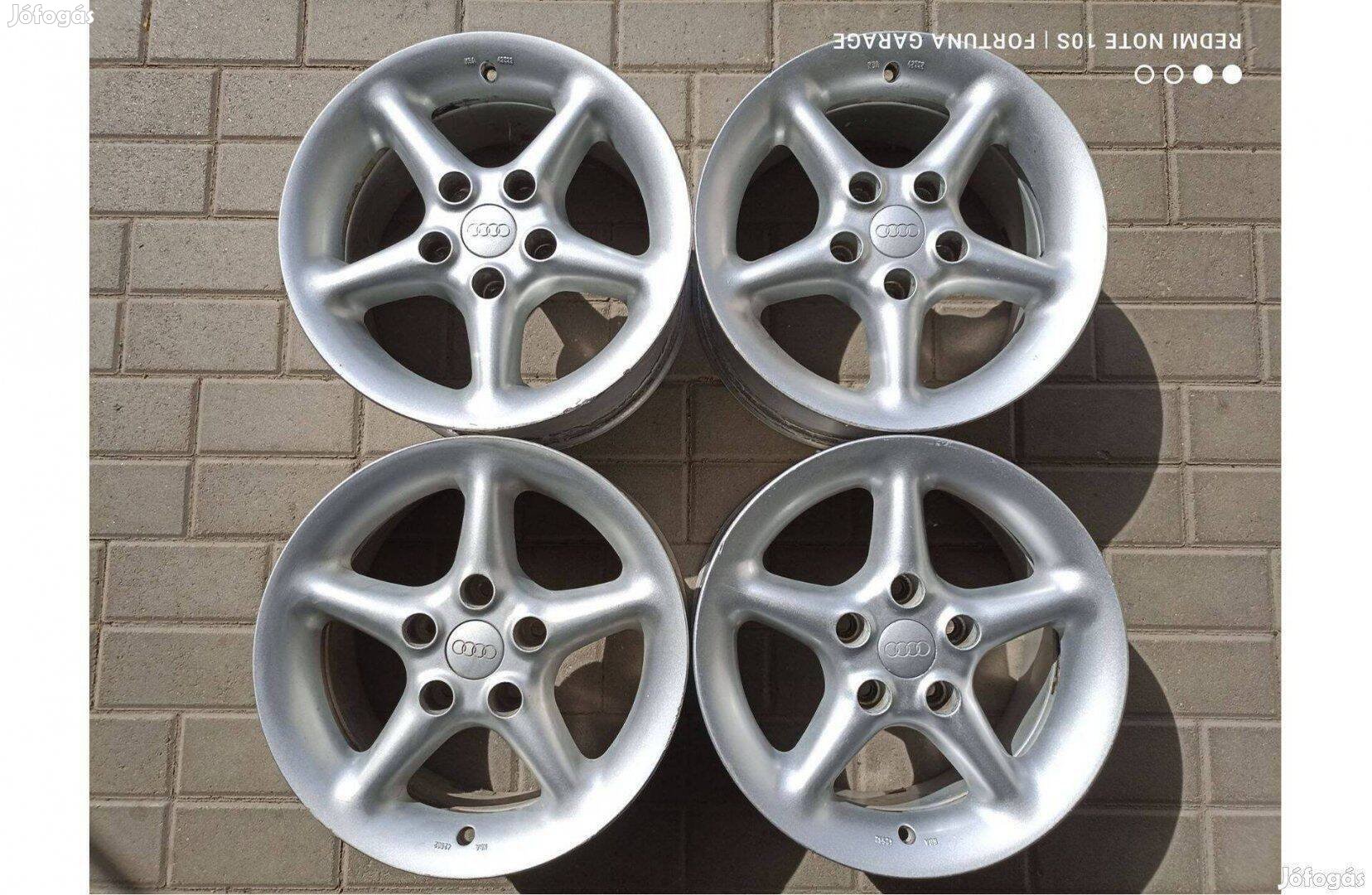 15" 5x112 AUDI A4 (4A0) használt gyári alufelni garnitúra