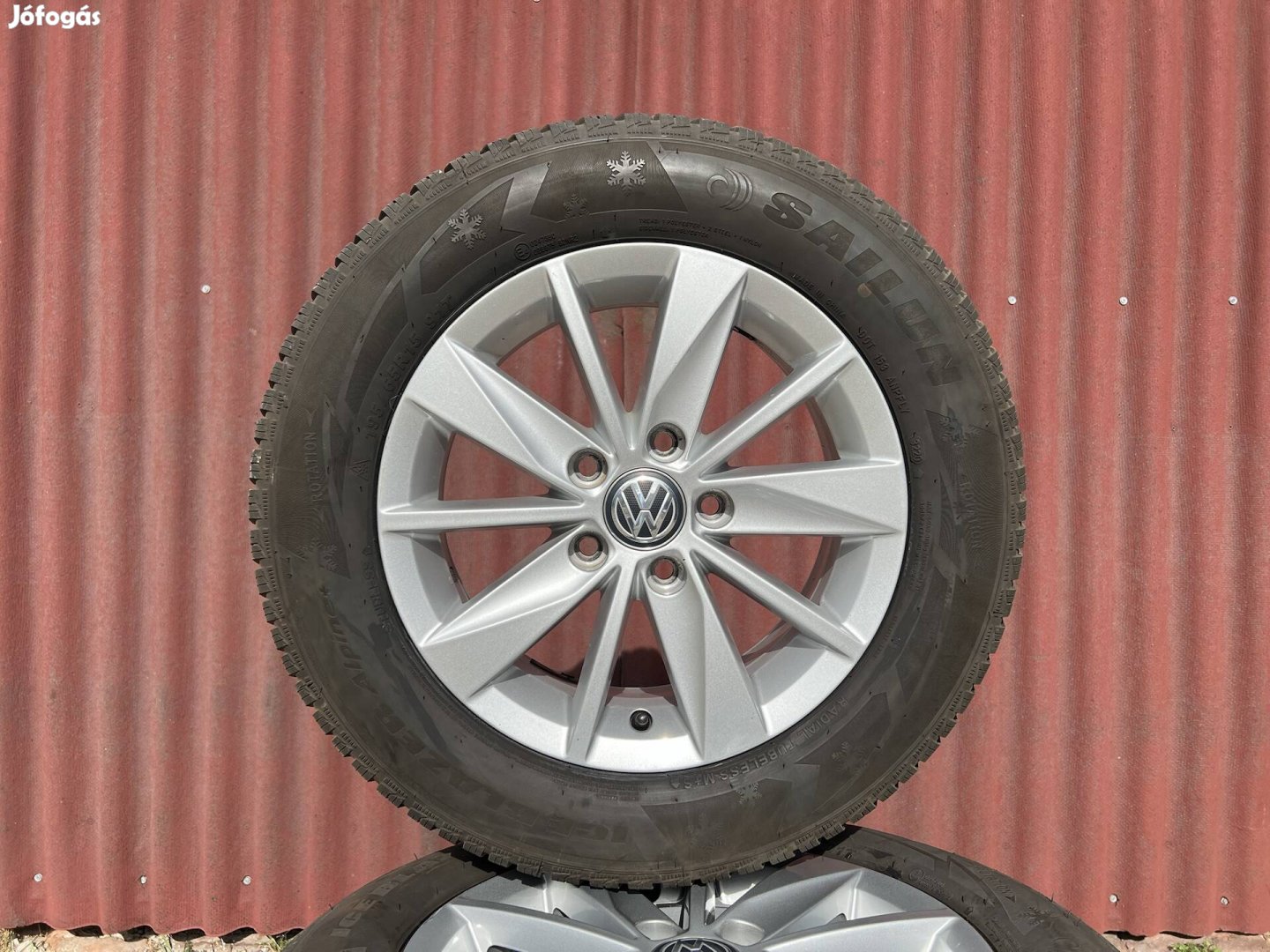 15" 5x112 gyári VW alufelni téligumikkal!