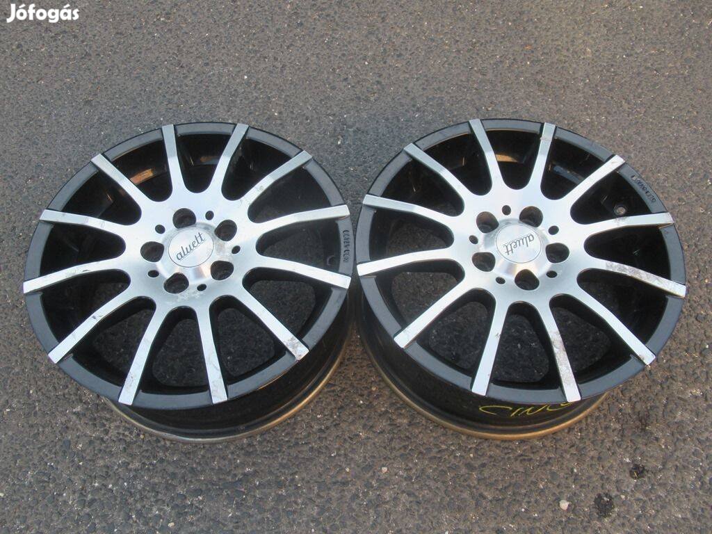 15" Aluett 5x100 alufelni VW Seat Skoda pótkerék pótlás felni utánfutó
