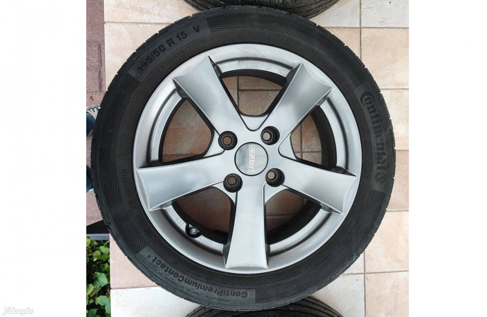 15" Dezent TX 4x100 ET46 alufelni