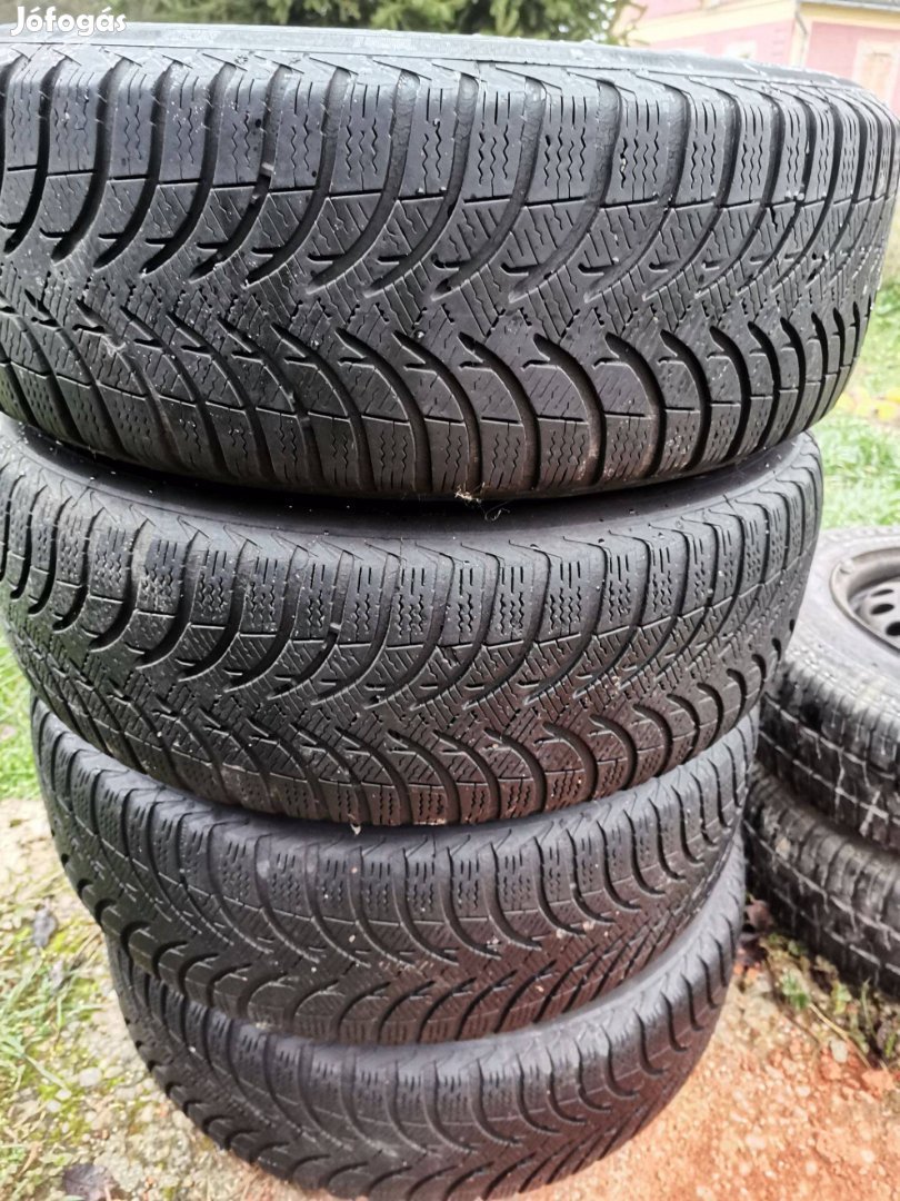 15" Lemezfelni Michelin Téli gumikkal 195/65 R15