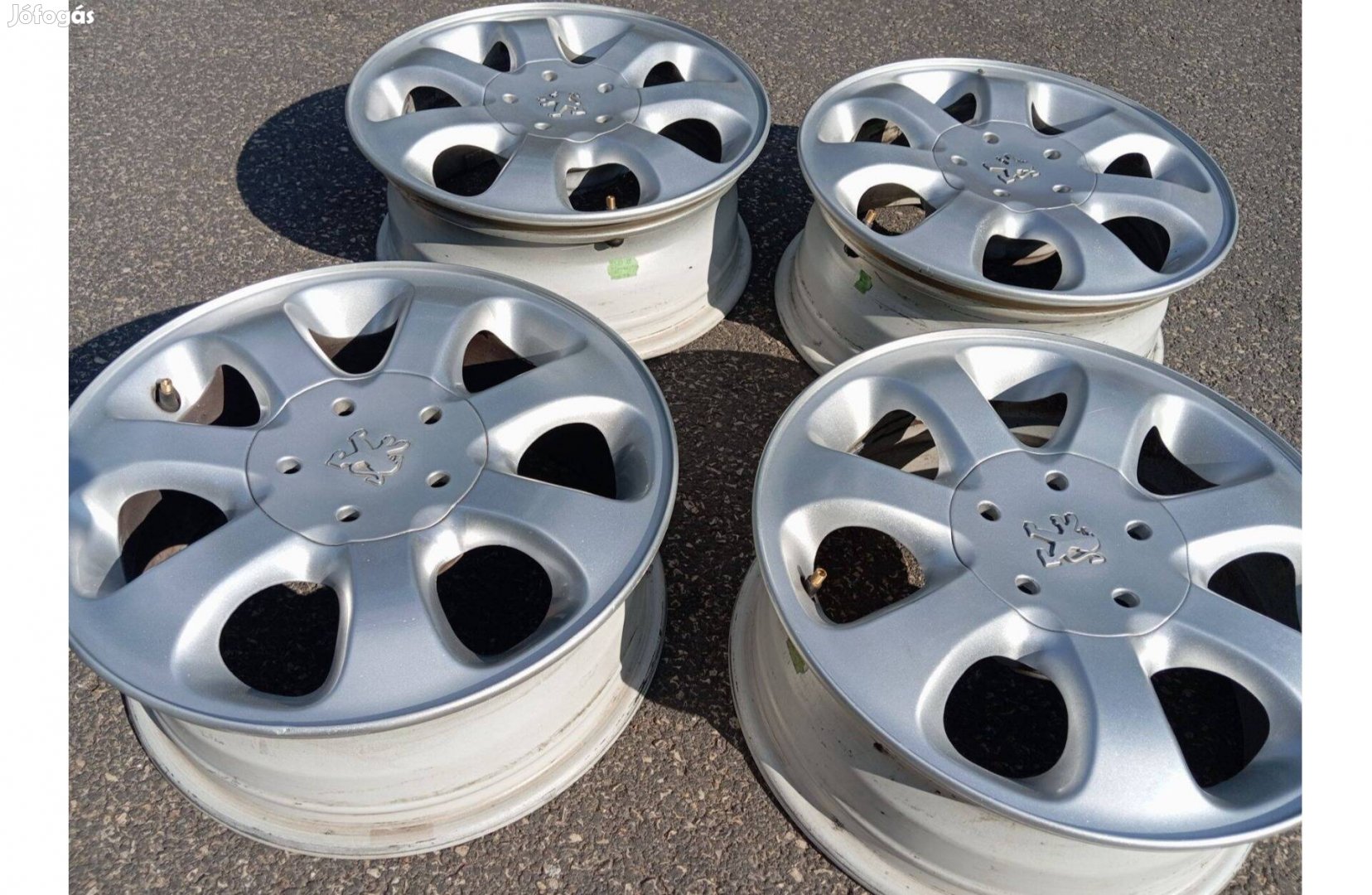 15" Peugeot 206,306,406,Partner 4x108 megkímélt Alufelnik 6jx15 Et18