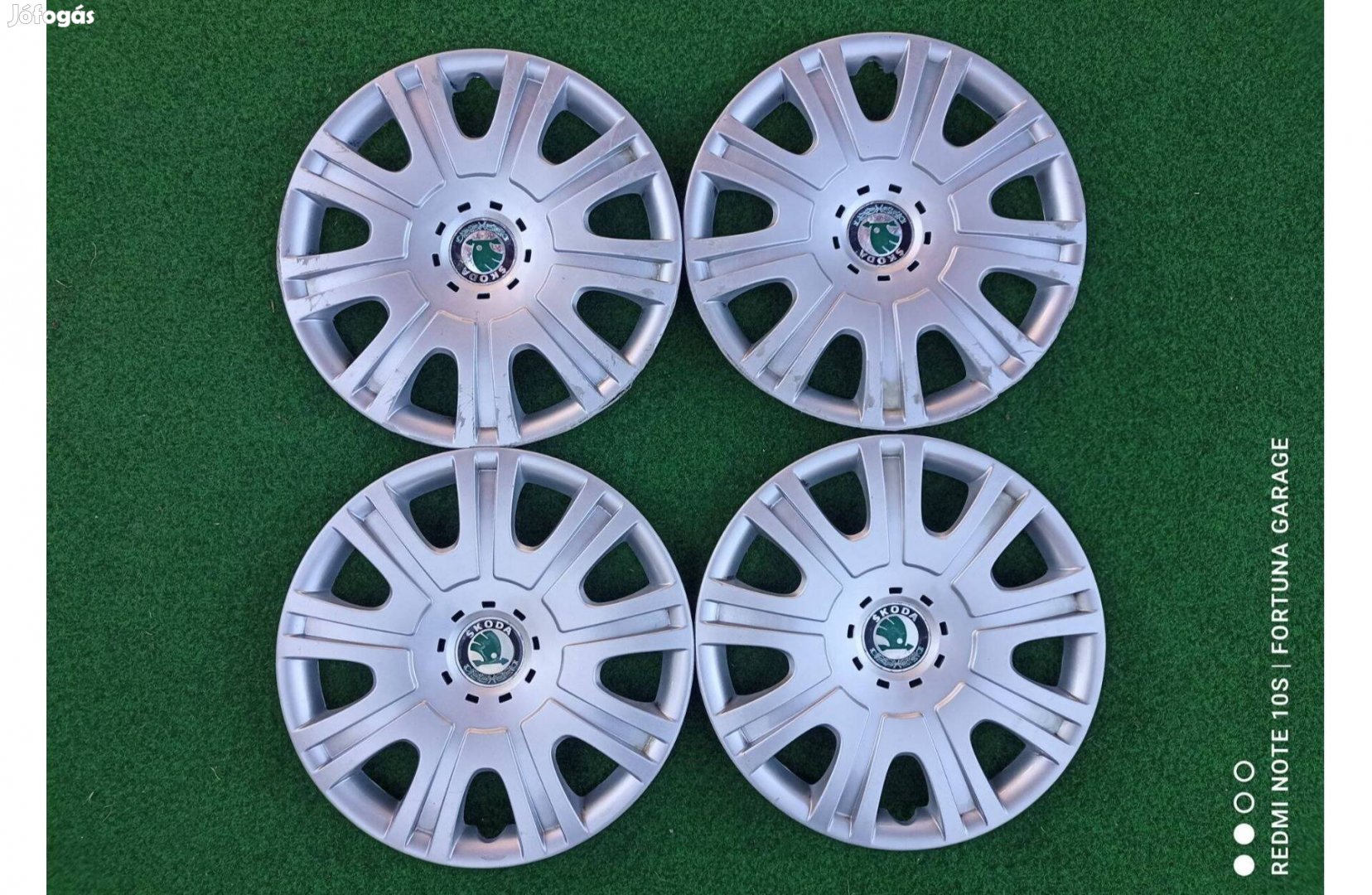 15" Skoda használt dísztárcsa (140)