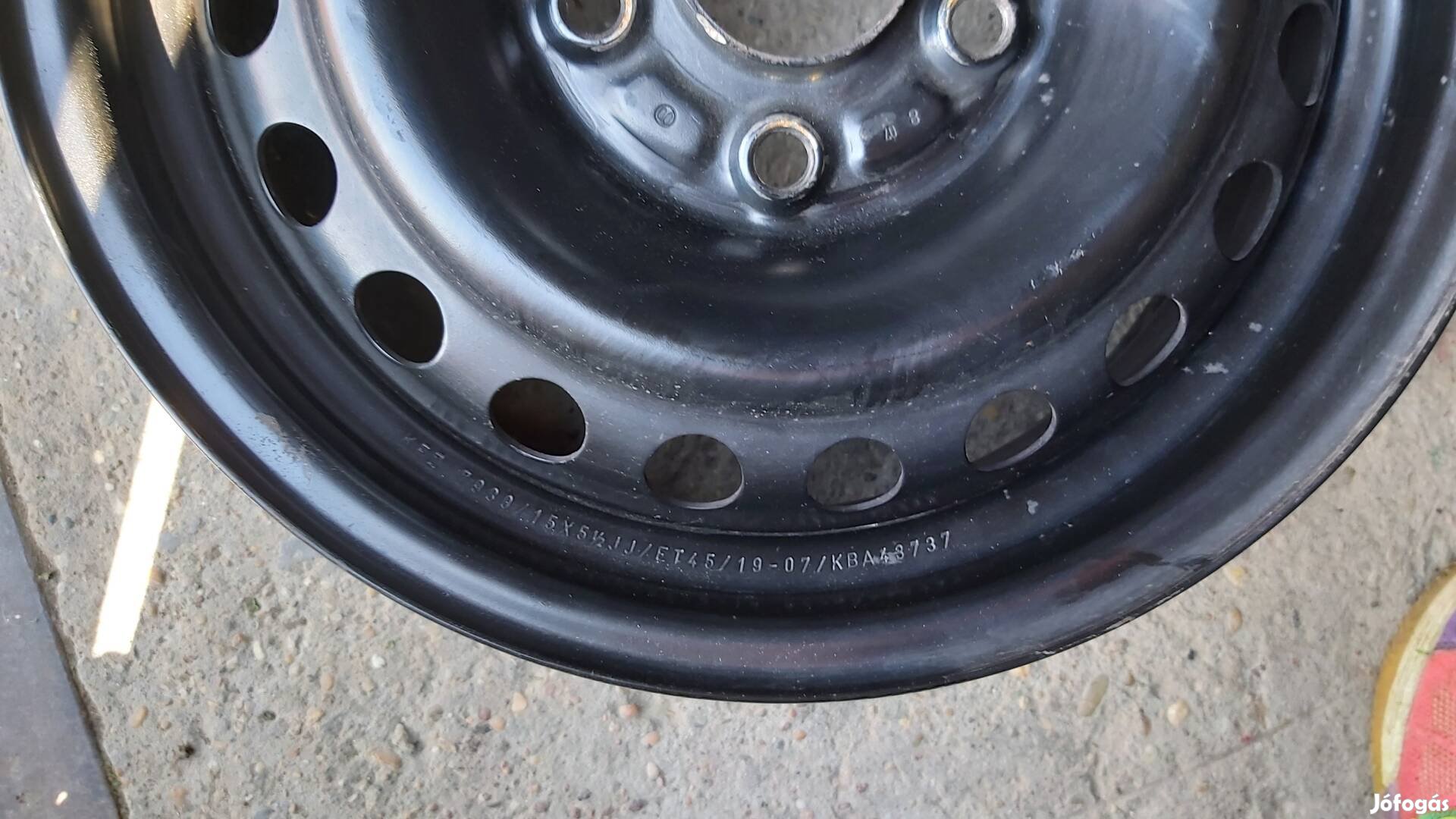 15" acélfelni gyári Honda 