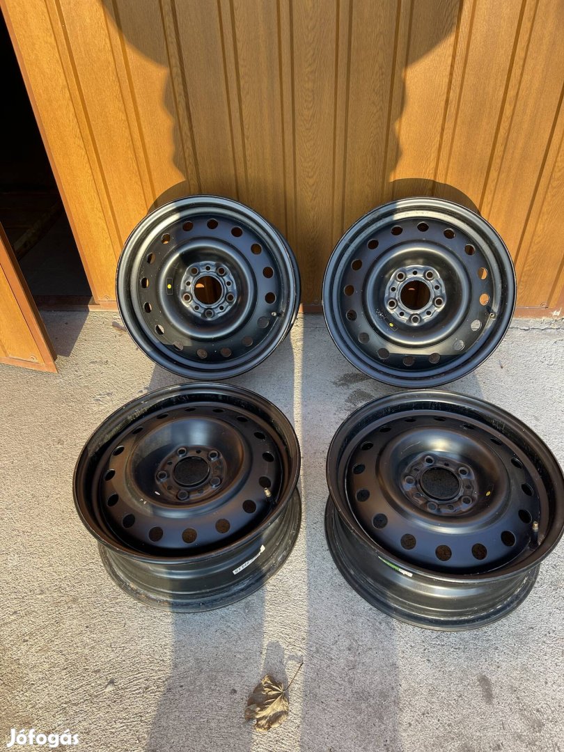 15" citroen 5x108 gyári lemezfelni garnitúra. 