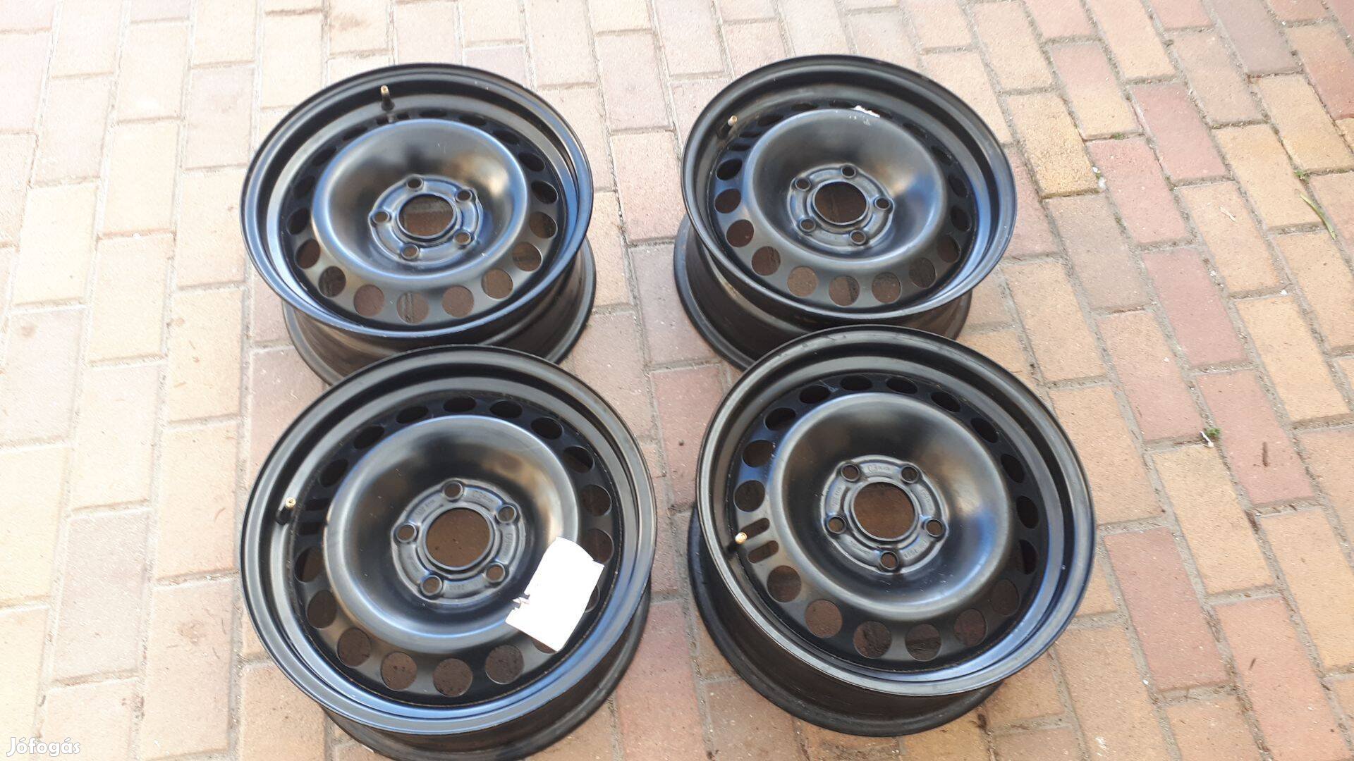 15"-ös 5x110-es új Opel acélfelni garnitúra eladó